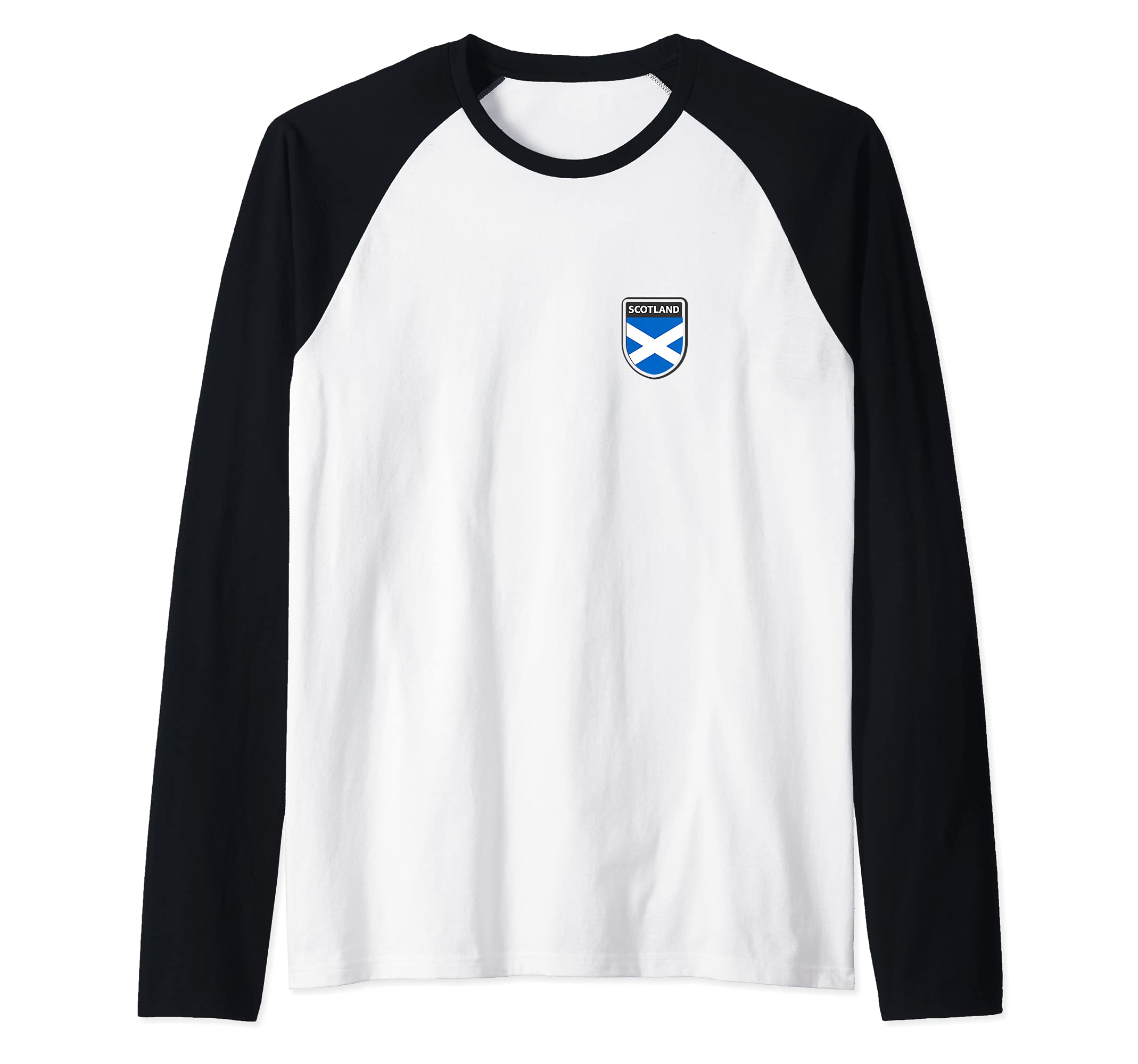 Flag Scotland Raglan Baseball Tee