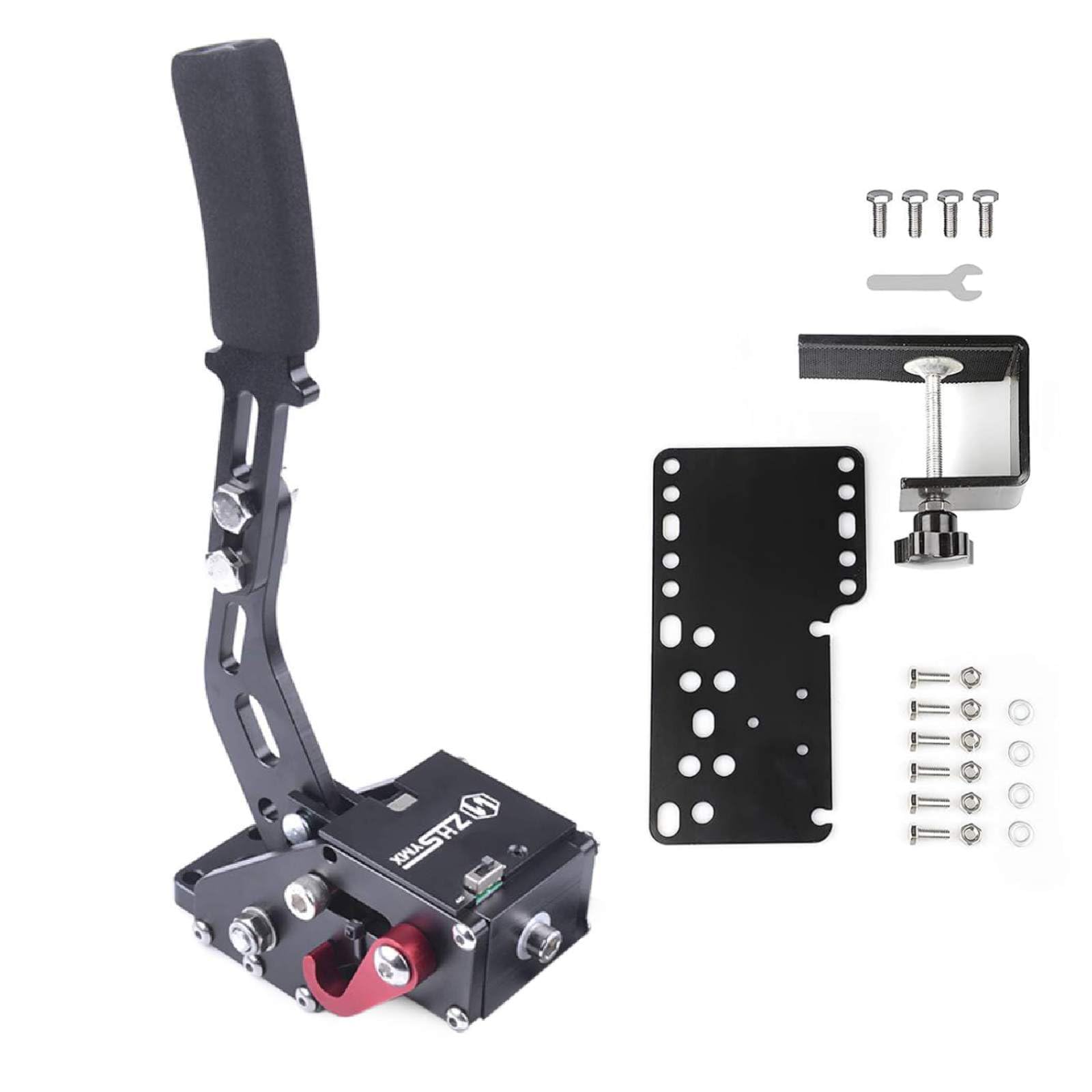 Photo 1 of ZHSYMX PC/PS4/PS5 USB Handbrak,USB Handbrake PC for 64Bit SIM Racing Games, Compatible with Logitech G29 Simulate Linear Handbrake compatible with PS4/PS5 and PC computer,with Fixing Clip and Plate