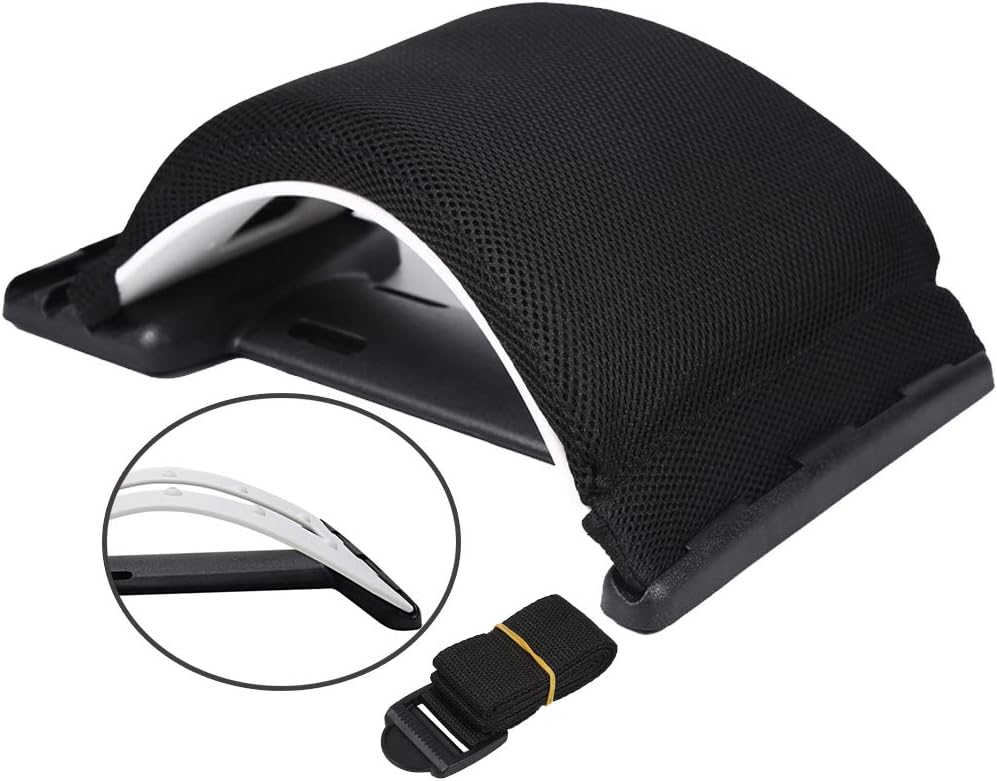 Back Stretching Device,Back Massager for Bed & Chair & Car,Multi-Level Lumbar Support Stretcher Spinal, Lower and Upper Muscle Pain Relief(Black/Blue): Health & Personal Care