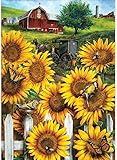 Diamond Paintings WisLotife Full Drill Round Rhinestone Crystal Embroidery Pictures for Home Wall Decoration Sunflowers 12