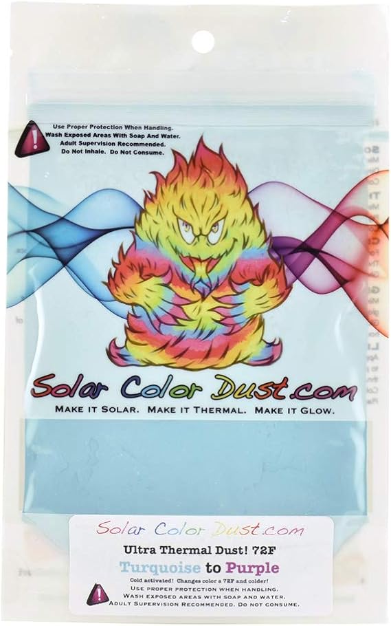 Solar Color Dust, Ultra Thermal Dust Cold Sensitive Powder