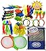 Matty's Toy Stop 32 Piece Ultimate Dive Set for Diving/Swimming Pools Featuring Dive Rings, Balls, Fish, Torpedo, Shark, Octopus, Jellyfish, Fishing Nets & Bonus Storage Bag