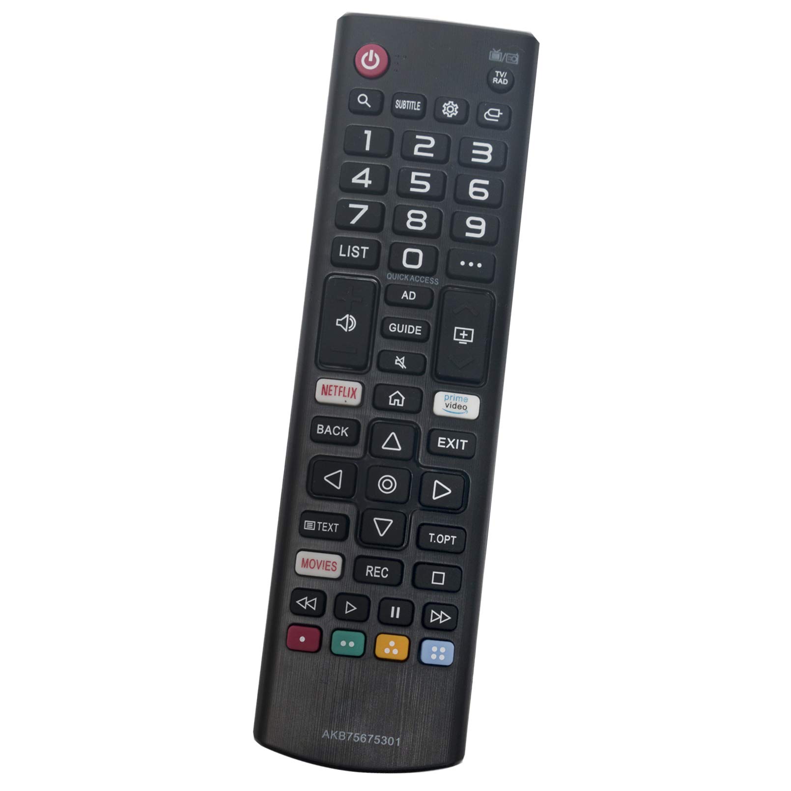 ALLIMITY AKB75675301 Remote Control Replace fit for LG TV 43UM71007LB 43UM7390PLC 75UM7110PLB 32LM630BPLA 43UM7400PLB 49UM71007LB 49UM7390PLC 55UM7000PLC 55UM7100PLB 60UM71007LB