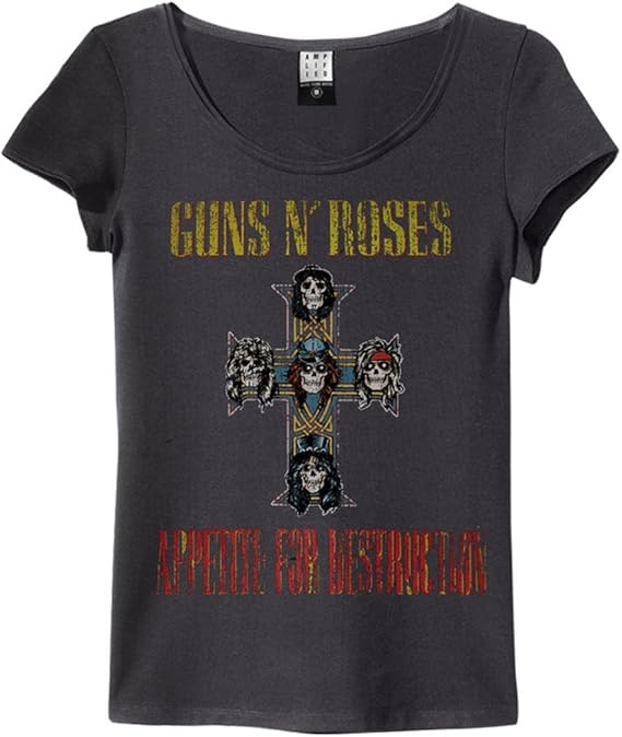 GUNS N ROSES APPETITE TSHIRT WOMEN (LARGE) Amazon.co.uk Clothing