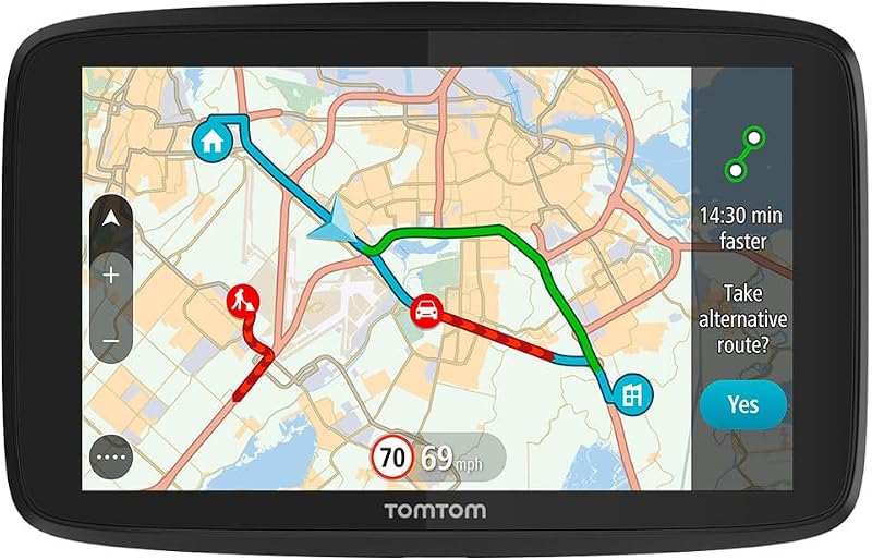 TomTom Car Sat Nav Go 620 6 inch Wi Fi Updates Traffic World Maps Capacitive