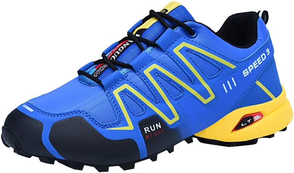 JSPOYOU Mens Non-Slip Running Shoes Sneakers Hiking Shoes Athletic Outdoor Sports Shoes