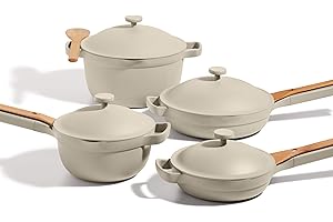 Our Place Cookware Set - 13-Piece Kit Including The Always Pan, Perfect Pot and Spatulas | Multifunctional, Toxin-Free Nonsti