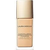 Laura Mercier Flawless Lumière Foundation, 15HR Hydration, Medium to Full Coverage, Breathable Formula, Improves the Look of Dull and Dry Skin, Luminous Finish, Non-Comedogenic, Vitamin C Infused