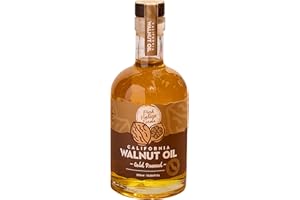 Fresh Vintage Farms 100% Undiluted Cold Pressed Walnut Oil | Wholesome & Nutritious Healthy Cooking Oil for Cooking, Baking, 