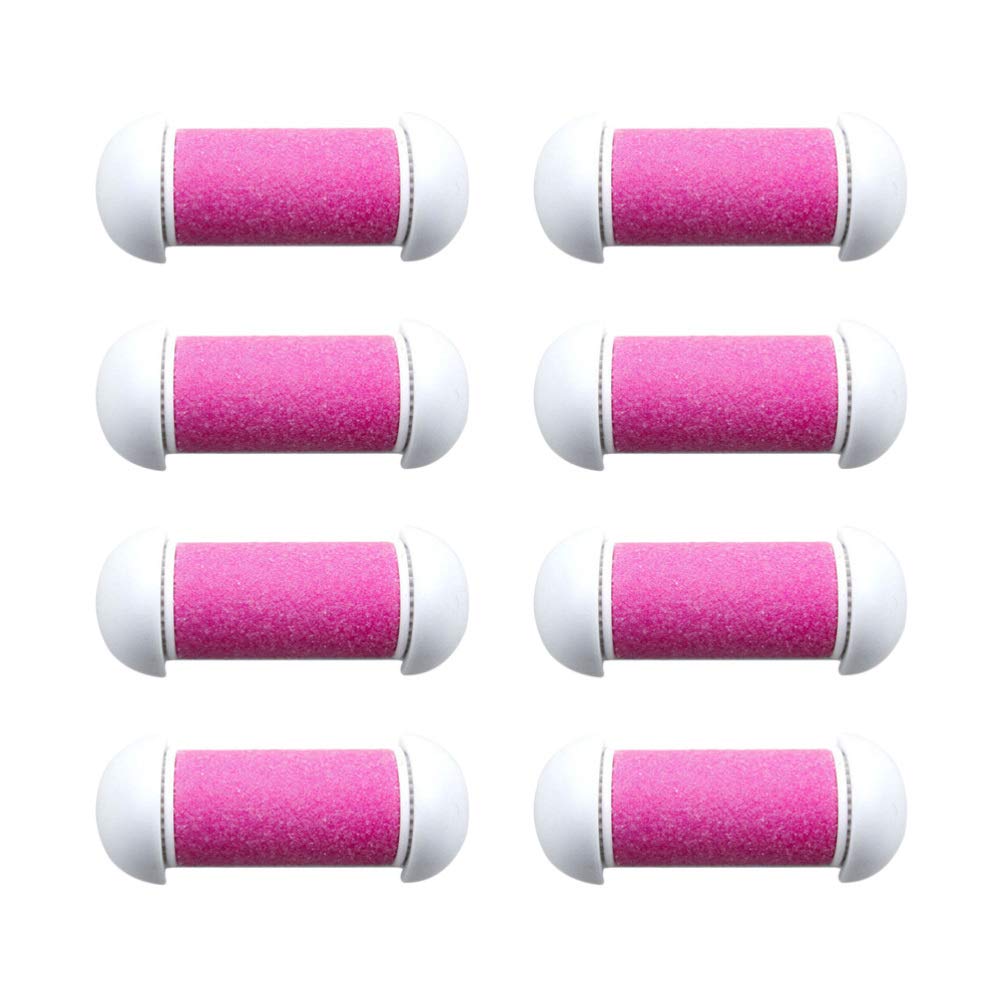 SOLUSTRE 10pcs Coarse Replacement Roller Refill Heads Pedicure Foot File Cracked Skin Corns Remover Refill for Electronic Foot File