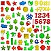 Kuqqi 75 Piece Deluxe Sand Molds Set - Safari Animals, Mini Castles, Animals, Marine animal, Military model, Number and Flowers and plants (Sand Not Included)