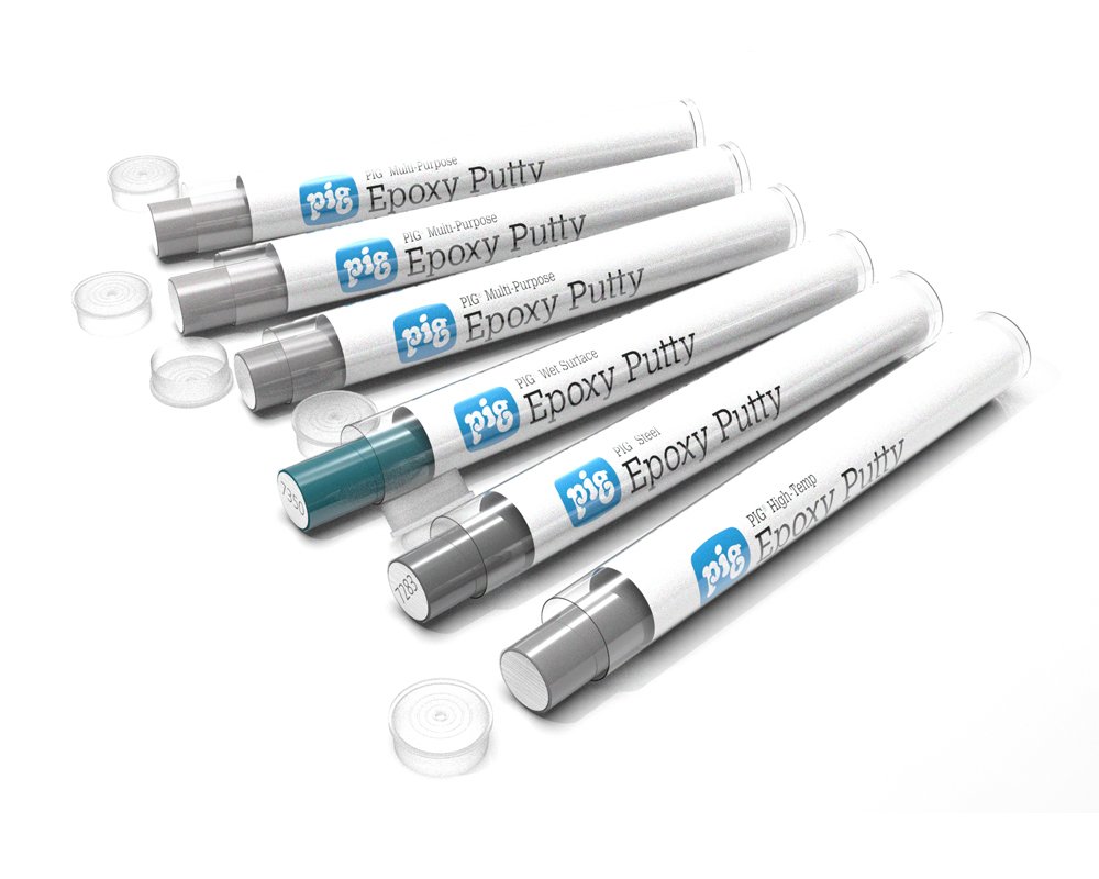 New Pig Epoxy Putty Assortment Pack MultiPurpose, Steel, HighTemp