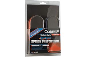 Nanoskin AUTOSCRUB Surface Prep Sponge - Medium & Fine - Patented Clay Bar Replacement Tool to Remove Embedded Contaminants Before Wax & Coating | Safe for Painted Surface, Glass, Plastic, Metal, etc.