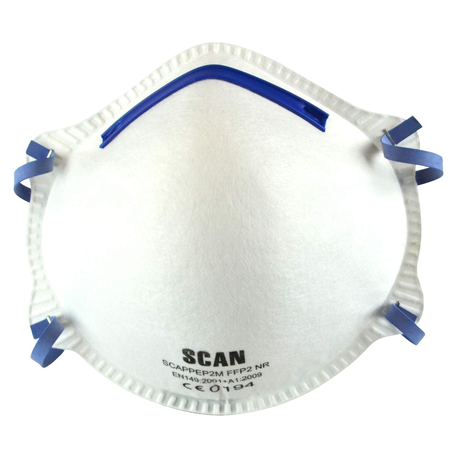 Scan SCAPPEP2MB FFP2 Moulded Disposable Masks Pack of 20