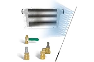 Greenseen Radiator Cleaning Wand - 39" Radiator Flush Tool with 14 Fan-Shaped Outlets, 4500Psi Radiator Cleaning, W/1/4 x 3 Adapter - Radiator Cleaner Wand for Cars & Truck
