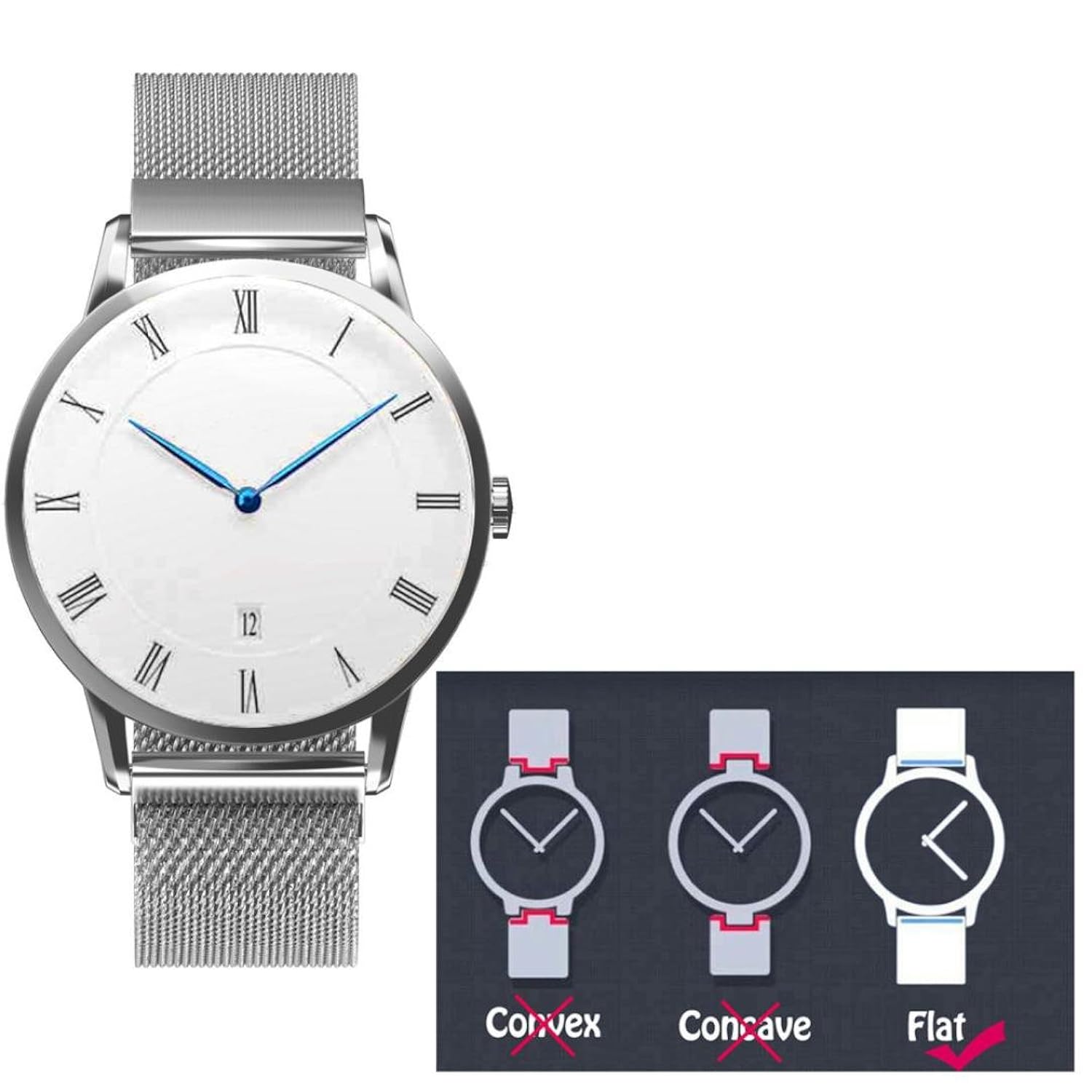 安いそれに目立つ ホットセールsiviki Milanese磁気ループステンレススチール時計ストラップバンド22 18 16 14 Mm 14 シルバー シルバー 14 B07c3lr6tj Xcentry Com