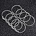 UKER Expandable Stainless Steel Wire Blank Bangle Adjustable Bracelet for DIY Jewelry Making, Pack of 10pcs,2.4 inch