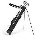 ITEFDTUTNE Lightweight for Golf Stand Bag with Strap and Stand, Easy to Carry and Durability Pitch n Putt for Golf Bag, with Golf Stand Bag for The Driving Range, Par 3 and Executive Courses,31.5″Tall