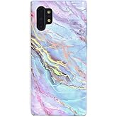 VELVET CAVIAR for Samsung Galaxy Note 10+ Plus Case Marble - Cute Protective Phone Cases for Women, Girls (Holographic Pink Blue)