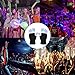 Ausein LED Gloves, 6 Modes 3 Color LED Finger Light up Gloves Colorful Flashing Rave Glow Lighting Fingertip Kids Glove Toys for Light Show Disco Party Clubbing Birthday Hallowmas Prop Present