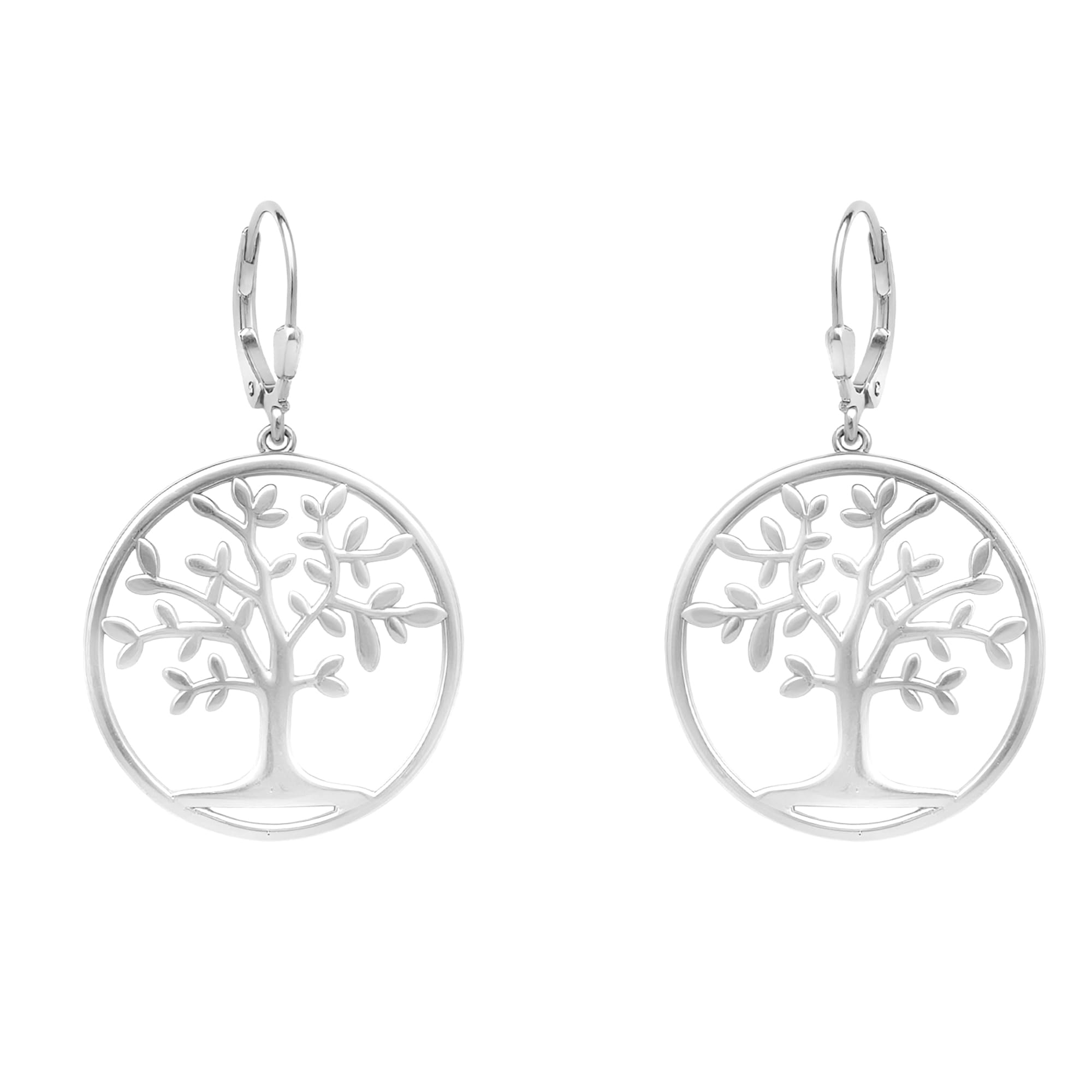 SOFIA MILANI - Women's Earrings 925 Silver - Tree of Life Dangle Earrings - 20790