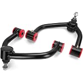 2-4in F150 Upper Control Arms, Front Steel Control Arm for F150 2004-2020 | 2pcs Adjustable UCA With Greasable Ball Joint Fit the Ford F150 Truck After 2-4" Lift (Aftermarket Welding Control Arm)