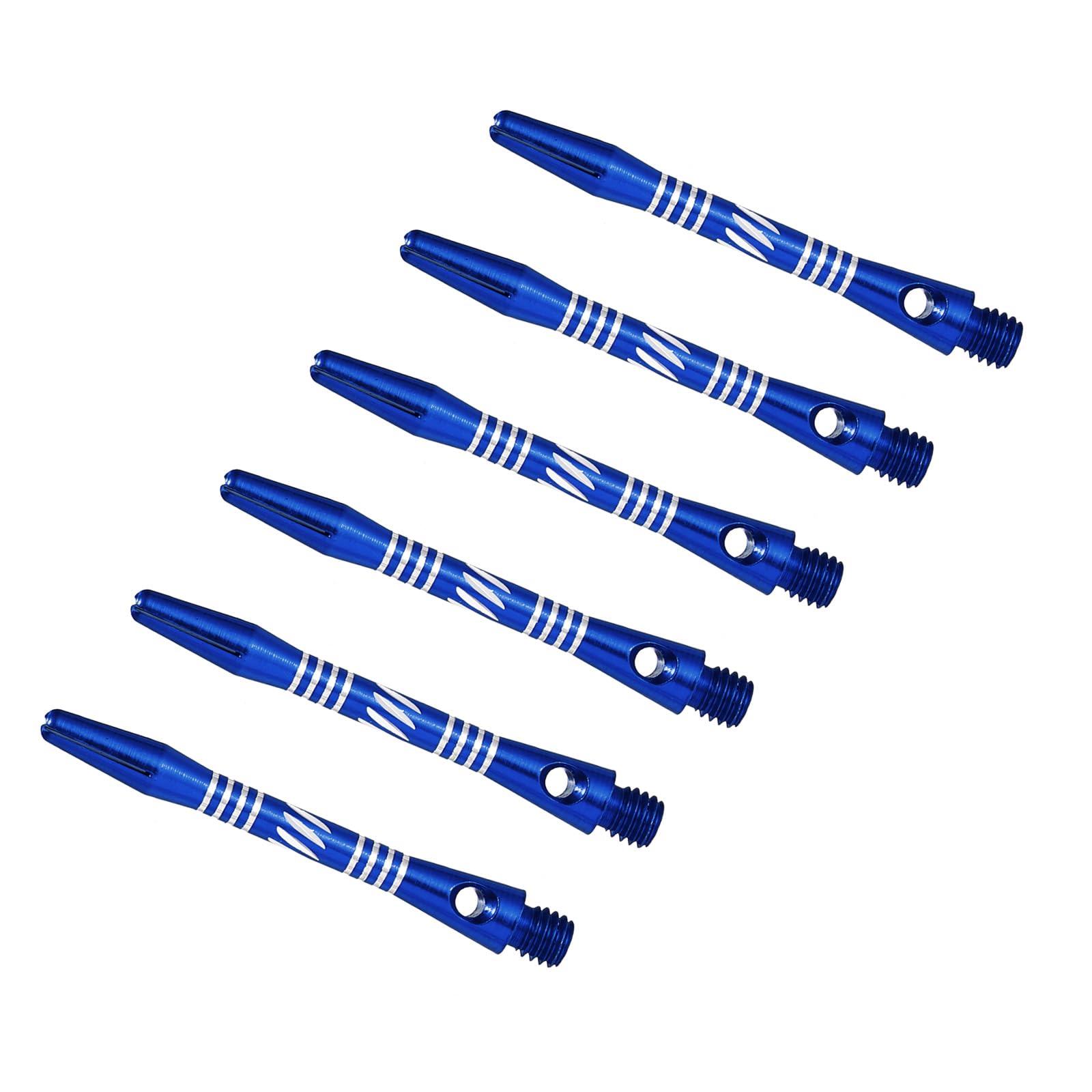 PATIKIL Dart Shafts 41mm/1.6 Inch, 6 Pack 2BA Thread Aluminum Dart Stems Dart Accessories for Steel Tip, Blue