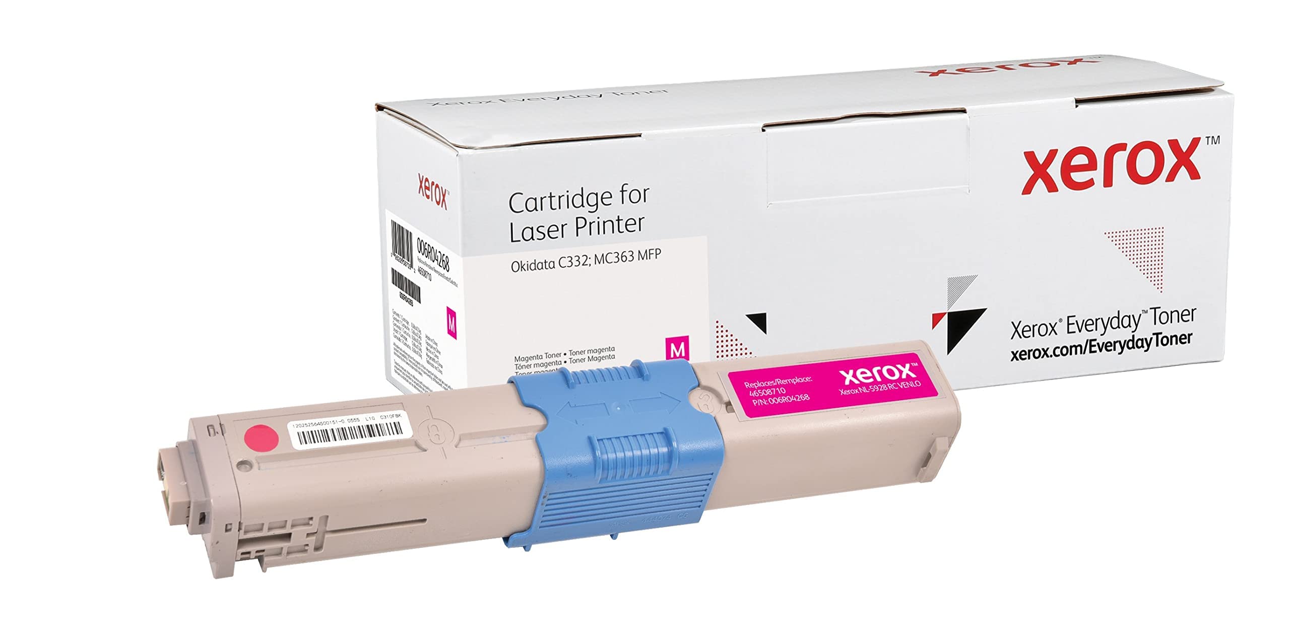 Everyday by Xerox Magenta Toner compatible with OKI 46508710, High Capacity