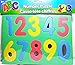 Educational Learning Puzzles ~ Includes 3 Foam Puzzles ~ Uppercase and Lowercase Letters and Numbers (Green)