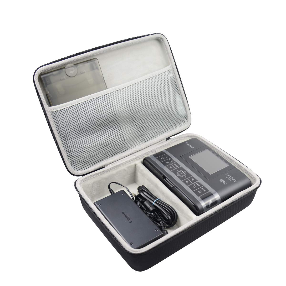 Hard Travel Case Bag for Canon SELPHY CP1200 & CP1300 Photo Printer by LUYIBA