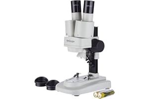 Portable LED Stereo Microscope 20X & 40X