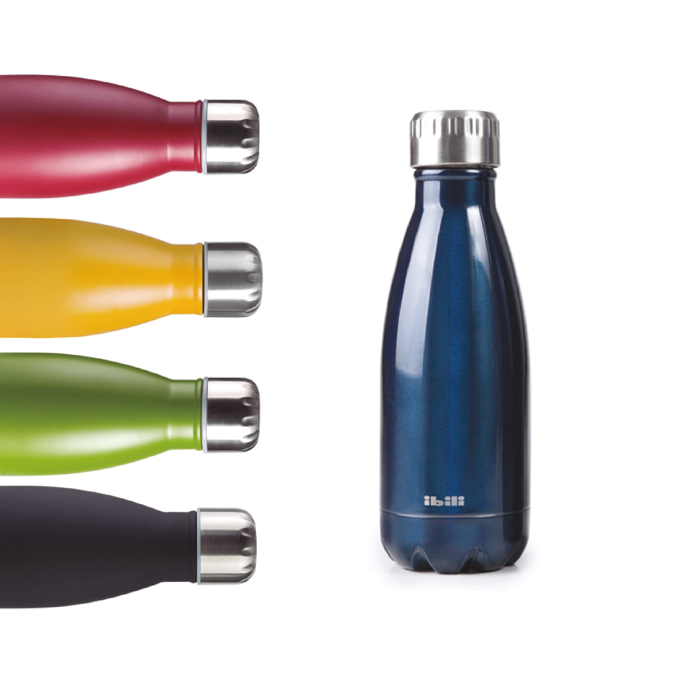 IBILI Thermos Flask with Double Wall, Blue, 350 ml, 18/10 Stainless Steel, Double Wall, Reusable — image 1