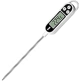 Instant Read Meat Thermometer, Digital Food Thermometer Food Cooking Thermometer for Grilling Candy BBQ Smoker Grill Kitchen