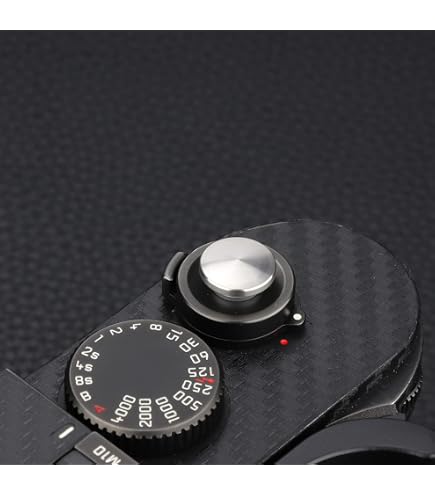 Bouton De Déclenchement Concave En Laiton Pour Appareil Photo - Diamètre 12 Mm - Compatible Leica M, Nikon, Canon, Fujifilm