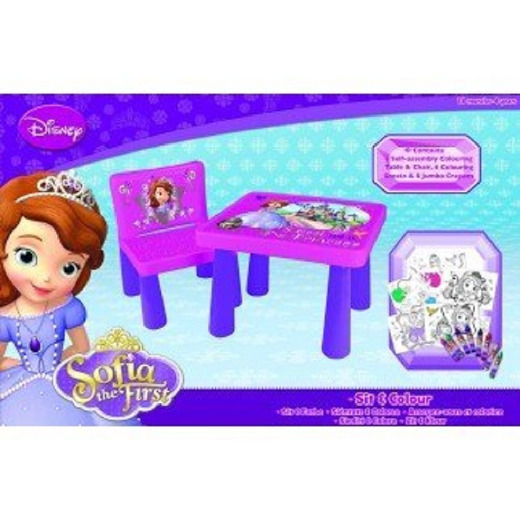 sofia the first table and chairs