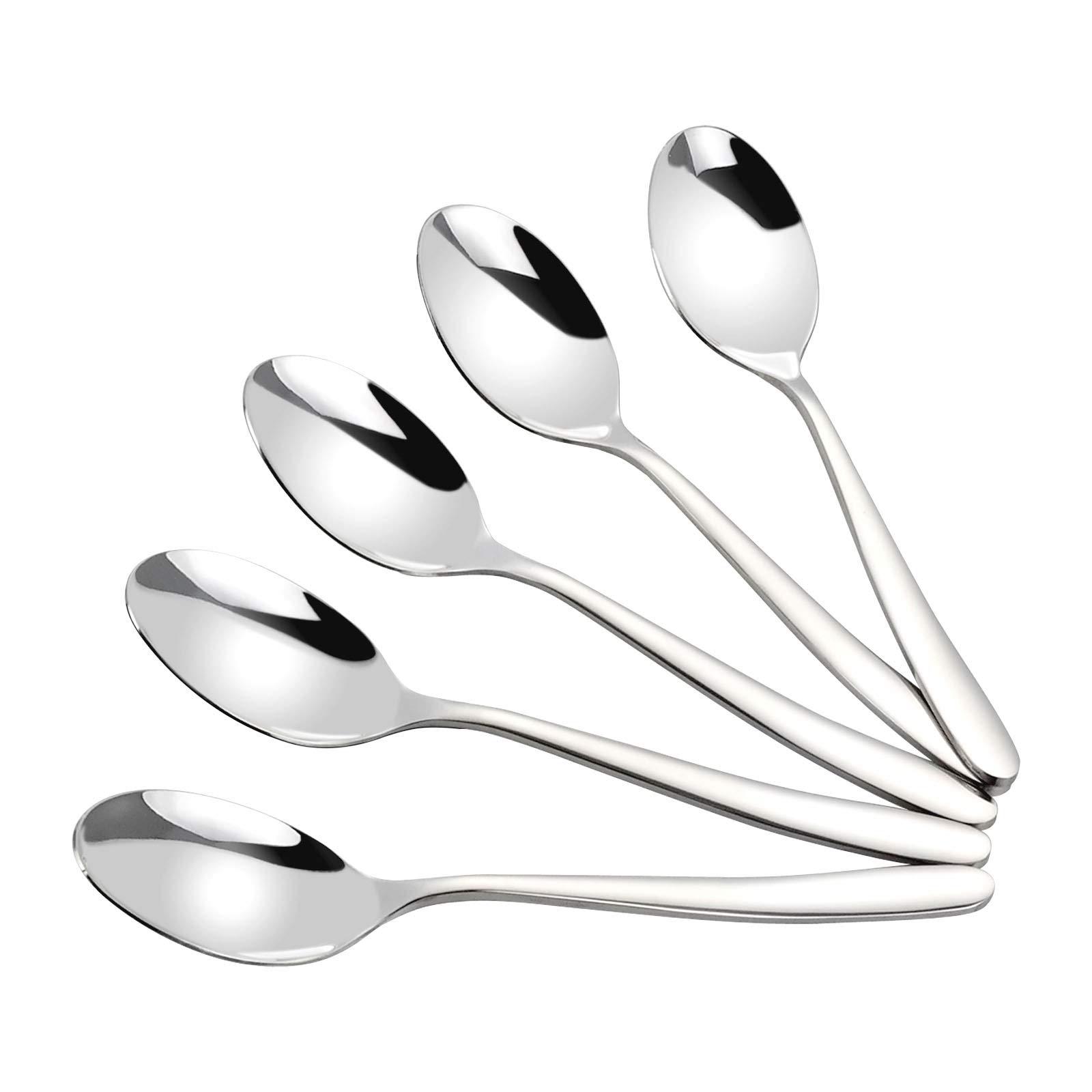 Yarebest Stainless Steel Spoons 12 Pieces, Tablespoons Set, Dinner Spoons