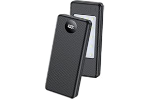 18650 Battery Charging Case Detachable Power Case with LED Lights C Quick Charging Case Type C USB Port