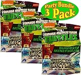 Teenage Mutant Ninja Turtles Blind Bag Mini Figures (Series 2) Gift Set Party Bundle - 3 Pack