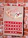 Christmas 24 Day Hanging Burlap Advent Calendar | Colorful Santa's Sleigh and Reindeer Christmas Design | Traditional Holiday Christmas Decor Theme | Perfect for Home or Office | Measures 21.75