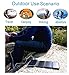 Zebora Powerful Portable Solar Charger Equipped with 4 Foldable Solar Panels & 10,000 mAh Dual USB Ports Power Bank for Mobile Devices, Pads & More Other USB-charged Devices
