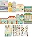 Petit Collage Sticker Activity Book, My Little Town – Giant Fold Out Sticker Book for Kids, Includes Over 100 Reusable Stickers – Activity Toys for Ages 4+