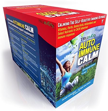 AutoImmune Calm Powder Packets, Thyroid Support Supplement, Immune System Booster For Lupus, Rheumatoid Arthritis And Adrenal Support, 30 Day Supply