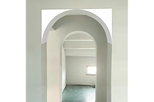 Foam Arch Kit for Doorway - Premade Door Arch Trim Molding, DIY Interior Archway Mold, Paintable Rounded Door Opening Decor