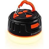 Yonktoo Camping Lantern Rechargeable, 300H Runtime, 6400mAh, IPX5 Waterproof Tent Light for Camping, Hiking, Power Outages, H