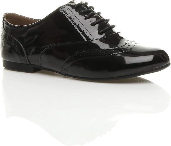 richelieu femme plate