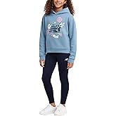 New Balance Active Girls Pants Set - 2 Piece Leggings for Girls and Kids Hoodie Sweatshirt Youth Clothing Set (Sizes: 7-12)