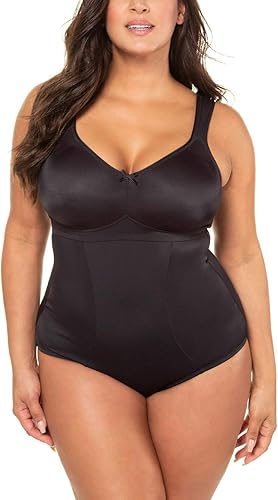 ULLA POPKEN Body Modellante Con Gessati - Con Busto Integrato - Donna - Senza Reggiseno