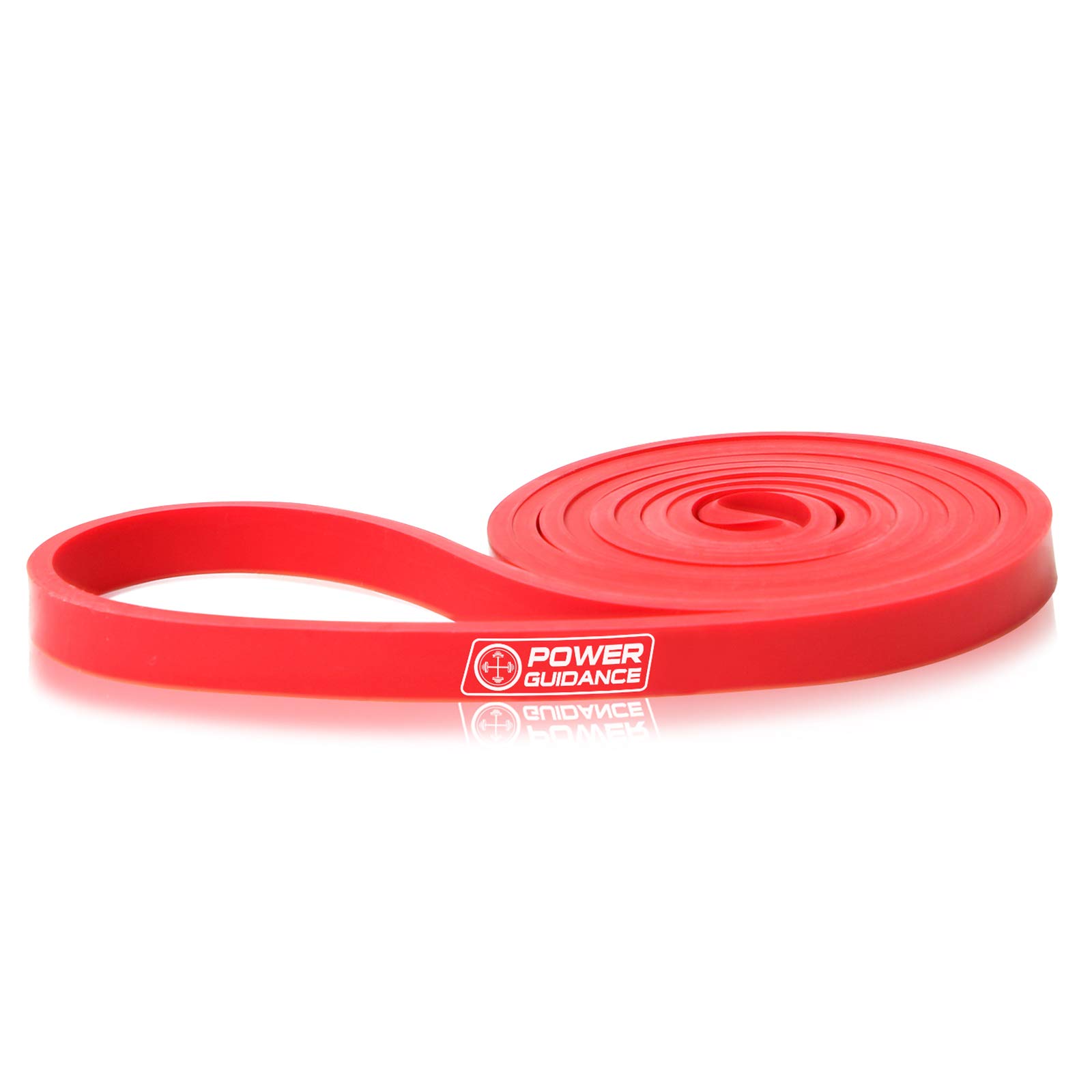 POWER GUIDANCE Pull up Bands Resistance Bands Workout Exercise Loop Band for Powerlifting, Muscle Strength and Rehabilitation-#Red, 10lbs-35lbs