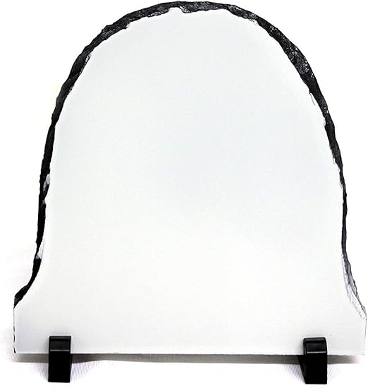 20 X 20 Cm Semi Oval Rock Slate Fur Sublimation Hitze Presse Druck Sh02 Weiss 20 X 20 Cm Amazon De Kuche Haushalt amazon de