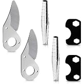 2 Pcs Hand Pruner Replacement Kit (6/3-1) for Felco Pruners Models | Compatible with F6 &amp; F12 - Spare Blade, Spring &amp; Adjustment Key, Garden Pruning Shears &amp; Bypass Clippers
